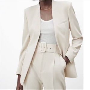 Zara cream blazer